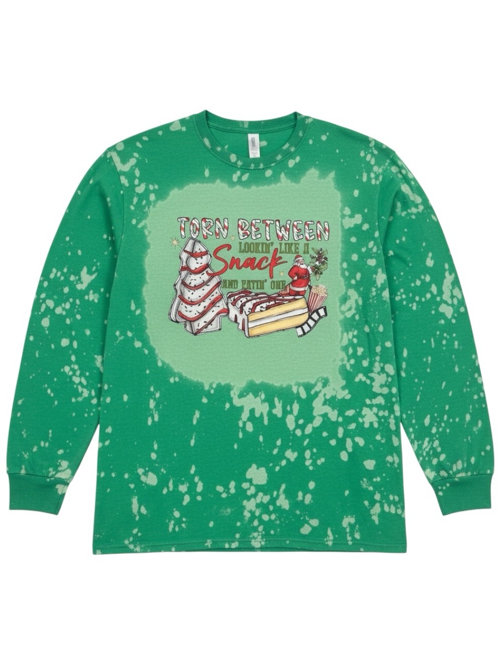 "Torn between being a snack or eatin' a snack" bleached Tee